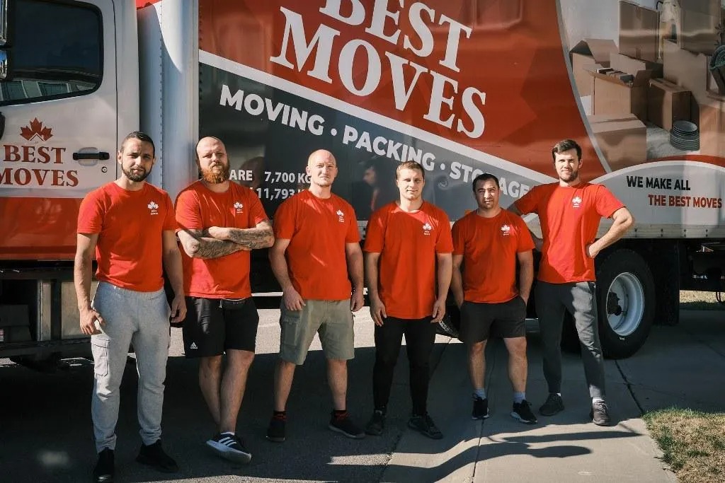 Professional movers in Vancouver loading a moving truck