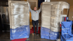Crew of residential moving company in Calgary